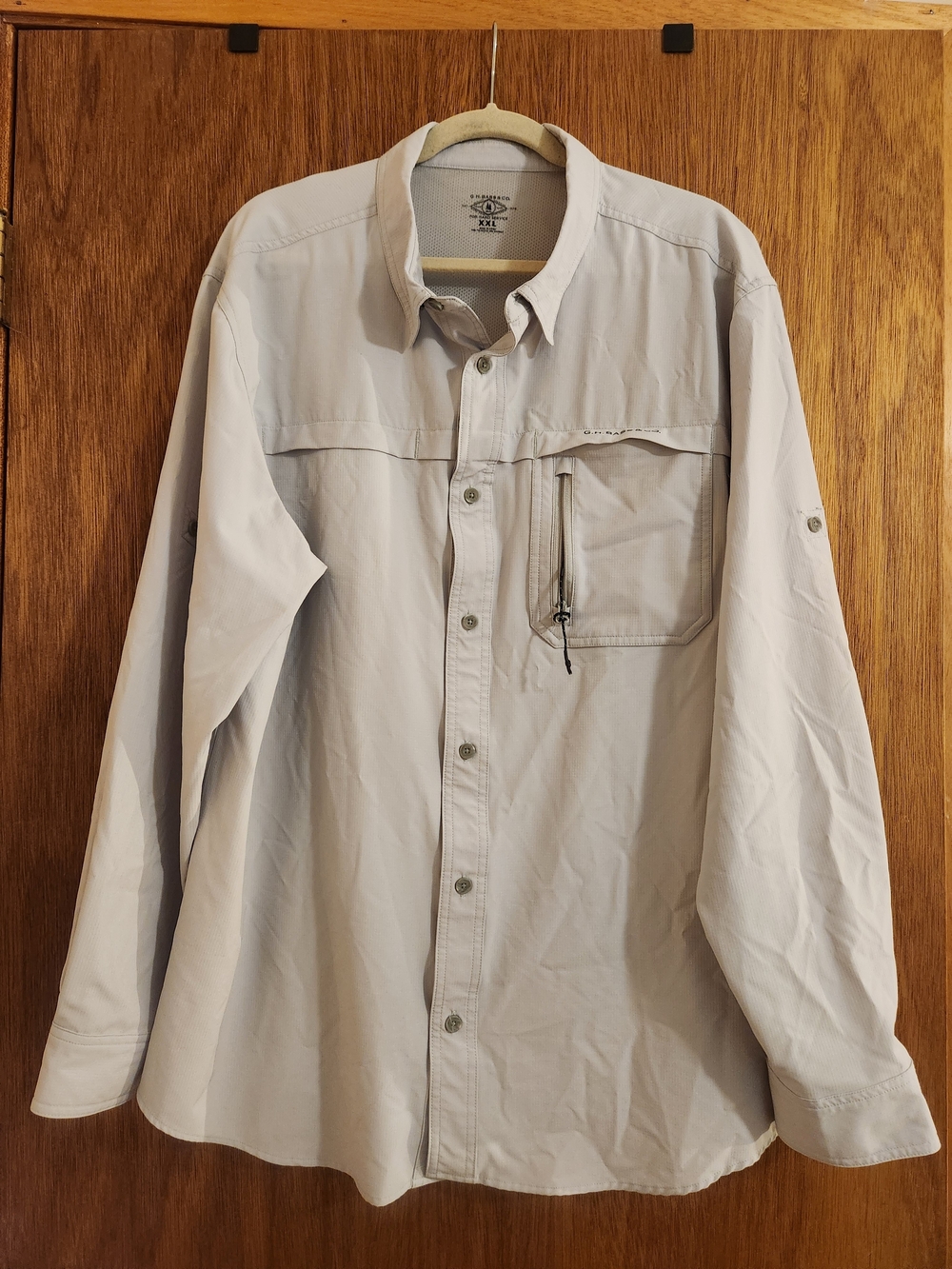 G.H. Bass & CO Mens FISHING shirt SIZE 2XL